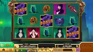 ELVIRA'S MOVIE MACABRE Video Slot Casino Game with a FREE SPIN BONUS