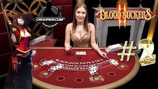 LIVE BLACKJACK VIP VS £2,000 PART 2! HIGH STAKES ONLINE SLOTS BLOOD SUCKERS 2 £25 to £50 SPINS!