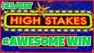 HIGH LIMIT Lightning Link High Stakes AWESOME WIN ⋆ Slots ⋆️$25 Bonus Round Slot Machine Casino