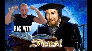 Faust BIG WIN - HUGE WIN - Casino Games from LIVE Stream