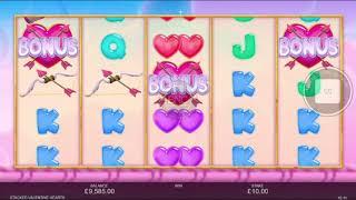 Stacked Valentine Hearts slot by Inspired Gaming