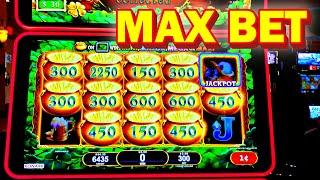 THIS SLOT MACHINE SCARES ME!!! * MAX BET DOUBLE $100 DOLLAR DAY!!! - Las Vegas Casino Slots Bonus