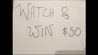 Watch & Win $50 during Live Session
