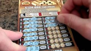 Hoosier Lottery $124,000 Gold Mine Big Scratch Off Winner!