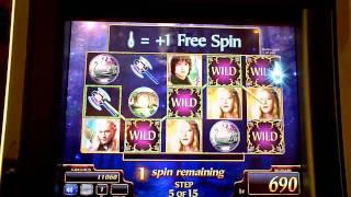 Lord of the Rings Galadriels Stairway slot machine bonus win