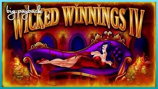 I JUST ABOUT LOST IT! Wicked Winnings IV Slot - SHOCKING BONUS!