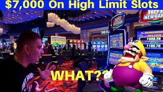 What Can I Hit With $7,000 On High Limit Slot Machines ! Live Premiere Stream W/NG Slot