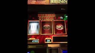 YOUTUBE'S BIGGEST BONUS PAY!!! NOT!!! Triple Golden Cherries Slot Machine • DJ BIZICK'S SLOT CHANNEL