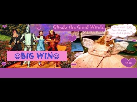 *BIG WIN* Glinda the Good Witch | Slot Machine Bonus w/re-trigger