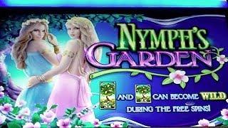 WMS - Nymph's Garden *NEW SLOT* - Slot Machine Bonus