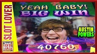 First Look n Super Big Win on New Game Austin Powers at Max Bet By Slot Lover