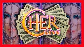 Nothin' But Doublin'! SDGuy1234 WINS BIG on Cher Slot Machine Bonuses & LIVE PLAY!