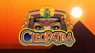 CLEO SAVES THE DAY! 5C Cleopatra IGT $5 Bet slot machine free spins
