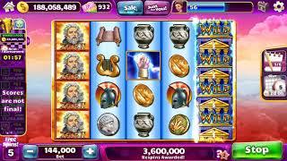 ZEUS II Video Slot Casino Game with a "BIG WIN" SUPER RESPIN BONUS