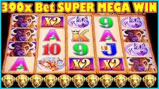 • SUPER MEGA WIN 390x BET • BUFFALO GOLD COIN SHOW • MULTIPLIERS 2X 2X 2X SLOT MACHINE •