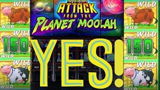 BIG BET = BIG WIN? Invaders Attack Planet Moolah Slot * Finally Got the BONUS! | Casino Countess