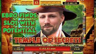 BIG WIN!!!!! Tempel of Secrets bonus round from LIVE STREAM (Casino Games)