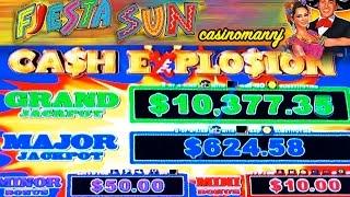 CASH EXPLOSION SLOT - PROGRESSIVES AND BONUS FEATURES! - Slot Machine Bonus