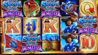 •REALLY ? IT'S HUGE !!!•BETTER THAN A HANDPAY//SWORD OF THE MUSKETEER Slot •Pechanga Casino•栗