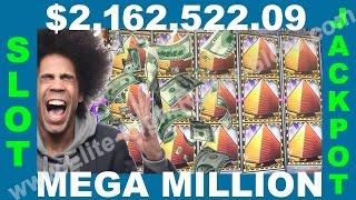 •HUGE $2,162,522.09 Million Dollar GLITTERING PYRAMIDS Cashout Aristocrat Jackpot, Handpay! • SiX Sl