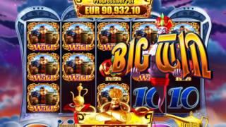 Genie Jackpots Slot (Blueprint Gaming) - Infected Wild Feature with Many Wildlines - Big Win