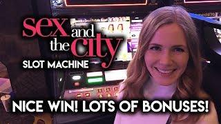 Sex and The City Slot Machine!!! 3 Bonuses at Once!!!