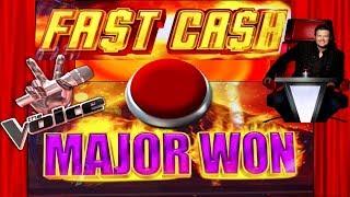MAJOR WIN•BIG WIN SLOT MACHINE $$$ FAST CASH! THE VOICE BONUSES•CASINO GAMBLING!