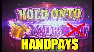 HOLD ONTO YOUR HAT: MULTIPLE BIG HANDPAYS!!!
