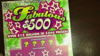 FABULOUS $500 PA LOTTERY we are seeing $$$$ •