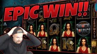 MEGA WIN!!!! Immortal Romance BIG WIN - HUGE WIN on Amber bonus from CasinoDaddy