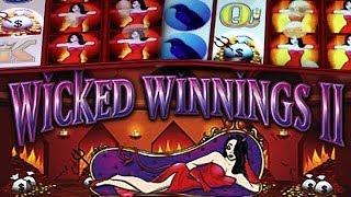 Wicked Winnings 2 -*MAX BET* - *HUGE WIN* - Slot Machine Bonus