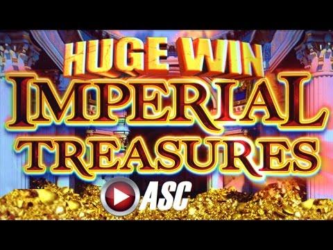 • HUGE BIG WIN! • IMPERIAL TREASURES (PART 2 of 2) | BALLY - Slot Machine Bonus