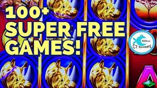 RHINO CHARGE! I BOOSTED MY SUPER FREE GAMES AND WENT EXTREME! ⋆ Slots ⋆
