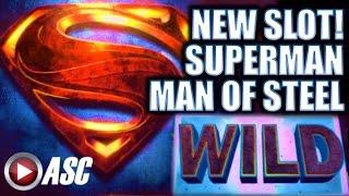 •NEW SLOT!• "MEGA WIN" SUPERMAN MAN OF STEEL | TMZ | WALKING DEAD 2 BIG WIN!! | Slot Machine Bonus