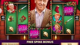 I LOVE LUCY CHRISTMAS SPECIAL Video Slot Game with a YULETIDE FREE SPIN BONUS