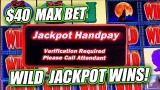 HIGH LIMIT MAX BET ⋆ Slots ⋆ $40 BETS WITH WILD WOLF RUN BONUS ⋆ Slots ⋆ MASSIVE JACKPOT HANDPAYS