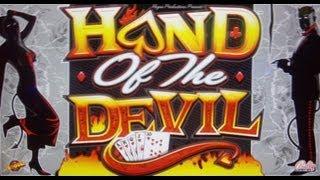 Bally Technologies - Hand of the Devil Slot Bonus *NEW GAME*