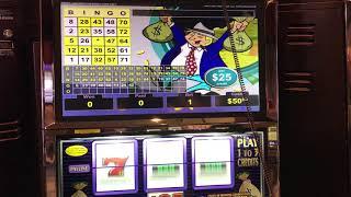 "Mr. MoneyBags"  VGT Slots $25 Red Win Spins Choctaw Gaming Casino, Durant, OK