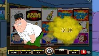 IGT Family Guy Video Slot - Feature Bonus Big Win