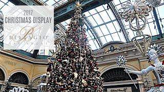 Christmas in Vegas Pt  2 - The Bellagio Christmas Display 2017