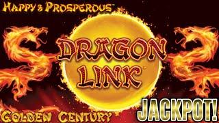 HIGH LIMIT Dragon Link Happy & Prosperous & Golden Century HANDPAY JACKPOT ⋆ Slots ⋆ $50 Bonus Round Slot
