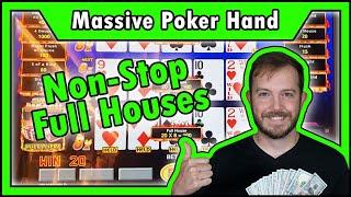 Non-Stop Full Houses! $15 Bets! WINNING on Video Poker! • The Jackpot Gents