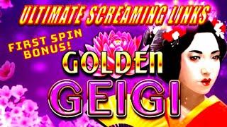 ⋆ Slots ⋆FIRST SPIN BONUS! GOLDEN GEIGI Ultimate Screaming Links⋆ Slots ⋆ PROGRESSIVE HIT⋆ Slots ⋆