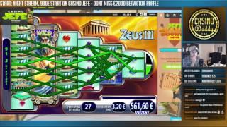 BONUS - Zeus 3 BIG WIN 3 euro bet Casino Huge Win