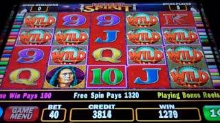 Desert Spirit Slot Machine Bonus - 5 Free Games Win with Stacked Wilds