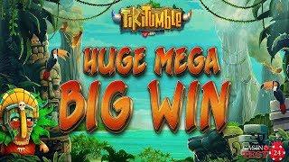 HUGE MEGA BIG WIN ON THE NEW TIKI TUMBLE SLOT (PUSH GAMING) - 2€ BET!