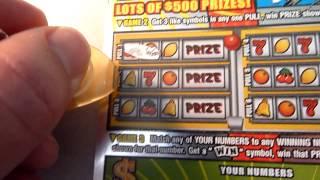 Illinois Lottery $30 Instant Scratch off $3,000,000 Cash Jackpot - played 11/1/12