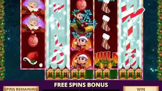 SANTA'S LIST Video Slot Casino Game with a FREE SPIN BONUS