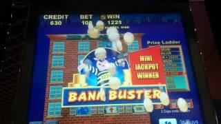 Bank Buster Slot Machine Bonus Compilation (6 clips)