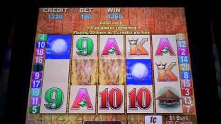 Tiki Torch slot machine bonus win